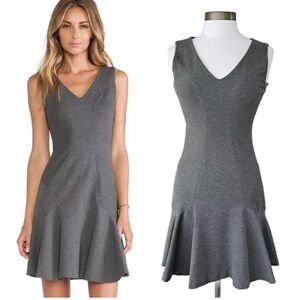 Diane Von Furstenburg dress, size 10, gray